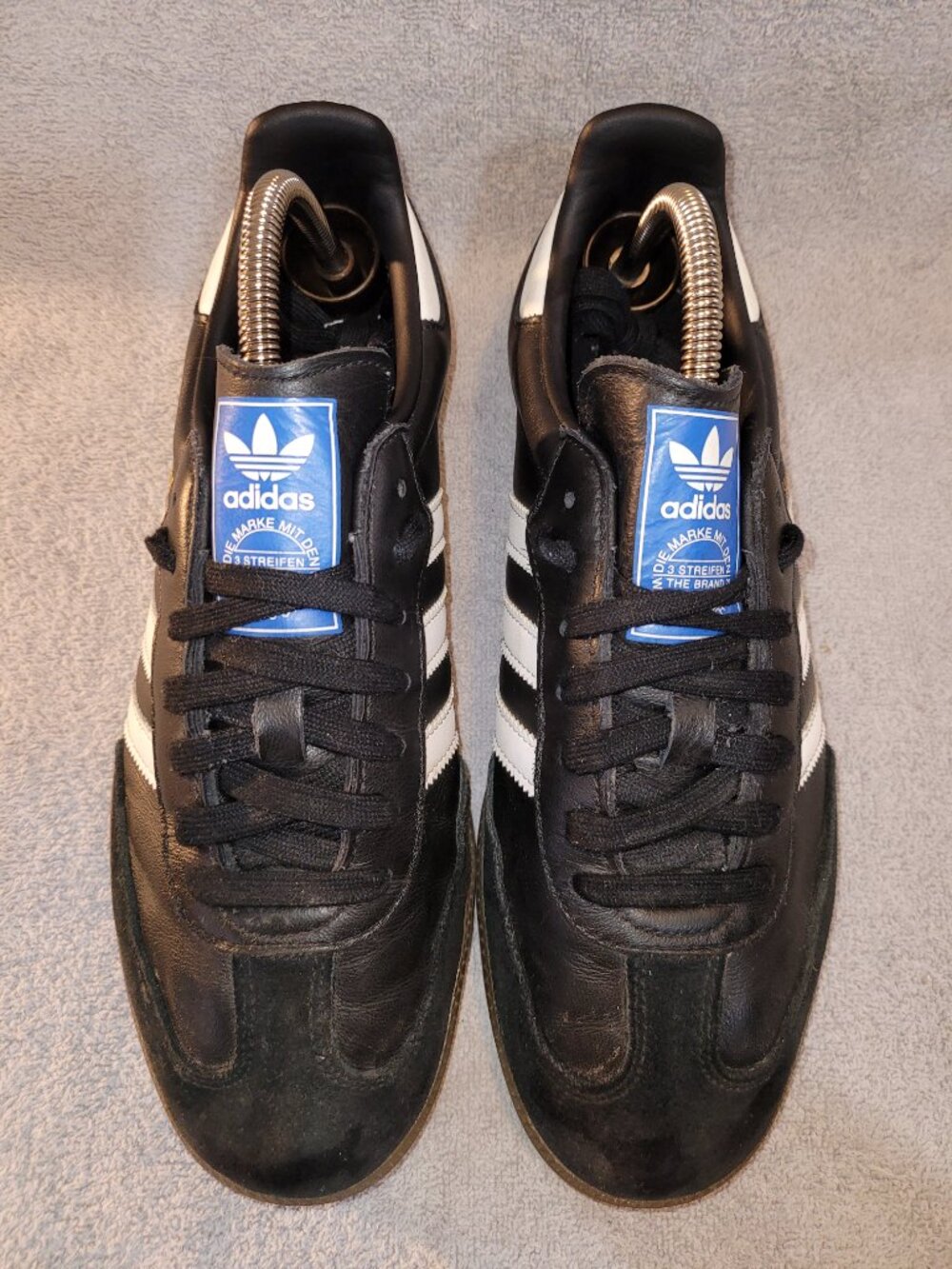 Adidas Samba OG Men's Size 8.5 Black White Brown Gum B75807 Sneakers (#1872) - Picture 4 of 16